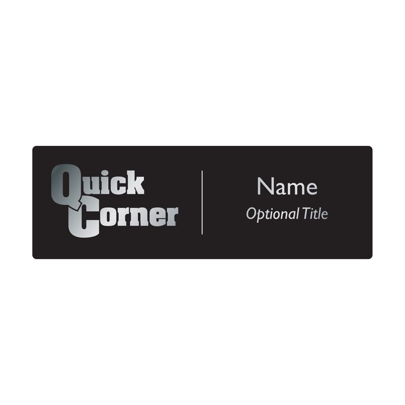 QuickCorner Name Badge 