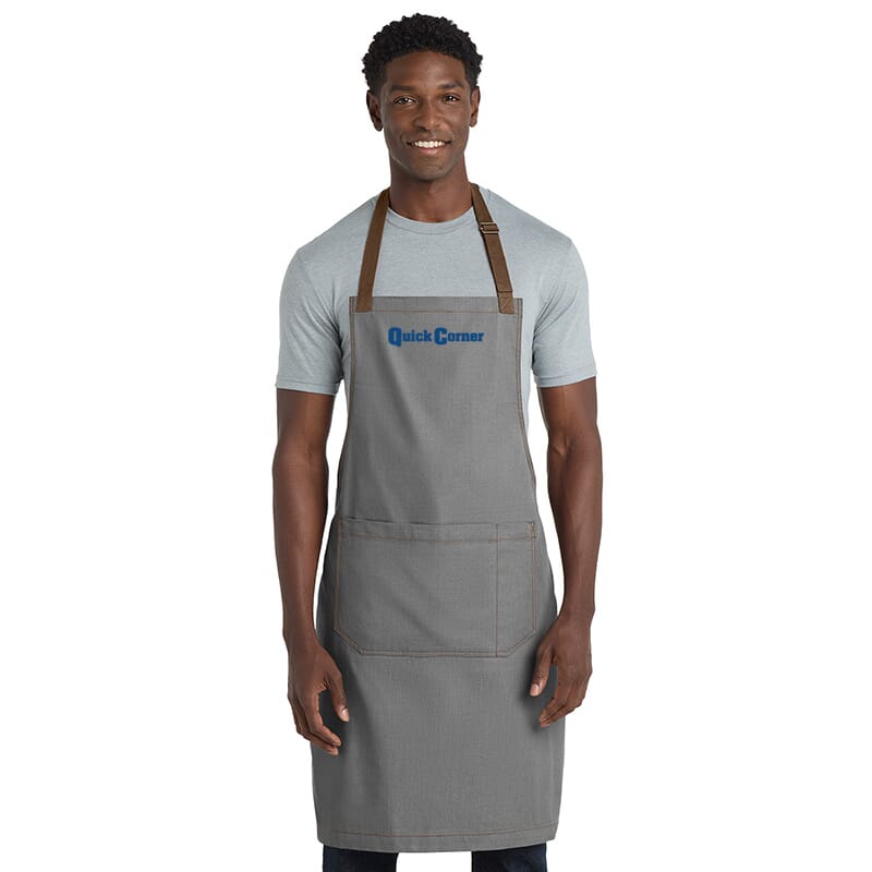 QuickCorner Port Authority Market Full-Length Bib Apron 