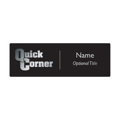 [101175192] QuickCorner Name Badge 