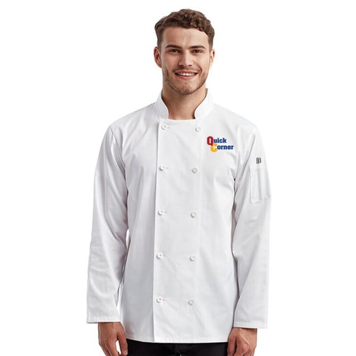 [101175225] QuickCorner Recycled Chef Coat 