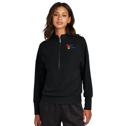 [101175351] QuickCorner Ladies Mercer+Mettle Linear Texture 1/4-Zip 